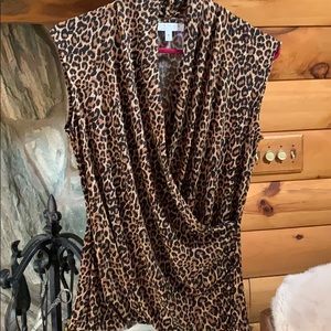 Sz M Cheetah Print Tunic